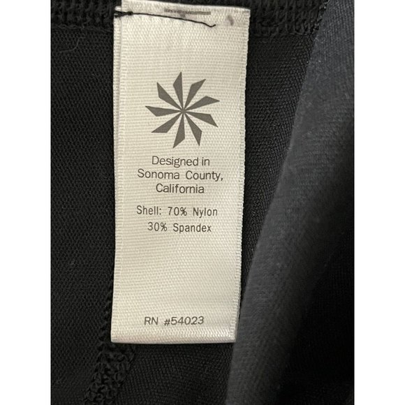 ATHLETA WAVES STEALTH 7/8 TIGHT PANTS YOGA GYM FITNESS BLACK‎ S  #457962  $108 - Picture 6 of 11